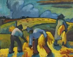 Maggie Laubser, Oestyd, oil on board