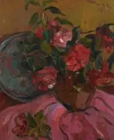 Irma Stern, Still Life with Camellias, oil on canvas