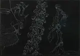 Tower of Figures by Walter Battiss, pen and ink, sold Mar 2011