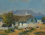 Terence McCaw, Muisnes, Bloubergstrand, oil on board