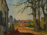 Landscapes, Paarl, a pair by Piet van Heerden, oil on board, sold Mar 2011
