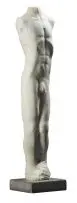 Caroline van der Merwe, Who Binds Your Feet?, statuario marble, on a fixed grey marble base