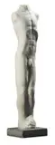 Caroline van der Merwe, Who Binds Your Feet?, statuario marble, on a fixed grey marble base