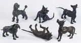 David Brown, Six Dogs, bronze