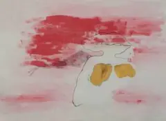 Tracey Rose, Knockout, gouache and Chinese pencil on paper