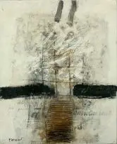 Univers Germinal by James Coignard, charcoal and oil on canvas, sold Oct 2010