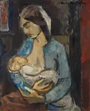 Maurice van Essche, Mother and Baby