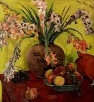 Irma Stern, Gladioli, oil on canvas