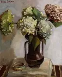 Freida Lock, Still Life with Hydrangeas