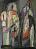 May Hillhouse, Figures in an Archway