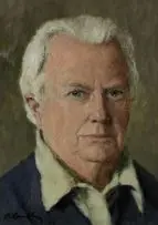 Self Portrait by Robert Broadley, oil on canvasboard, offered Oct 2010