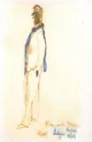 Robert Hodgins, Man with Brown Scarf