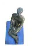 A Seated Woman by Temba Cyril Mokhethi-Kumalo, bronze, sold Sep 2009