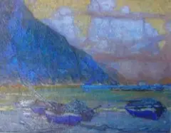 Alfred Palmer, Hout Bay, oil on canvas