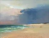 Errol Boyley, Beach with Fishermen