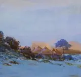 Walter Battiss, Huts in a Landscape