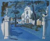 Leng Dixon, The Old Brewery, pen and ink and watercolour