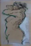 Douglas Portway, A Nude with her Hands on her Shoulders