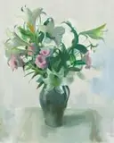 Louis van Heerden, Flowers in a Vase