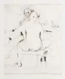Impressioni, 1959 (A.58) by Marino Marini, etching, sold Nov 2010