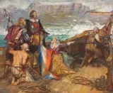 John Henry Amshewitz, The Arrival of Jan van Riebeeck at the Cape,1652