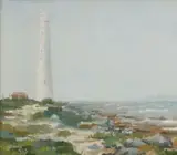 Gregoire Boonzaier, Kommetjie Lighthouse in the Mist