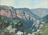 Willem Hermanus Coetzer, Mountainous Gorge, Natal