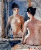 Terence McCaw, A Nude in front of a Mirror