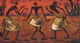Maurice van Essche, Three Congolese Dancers