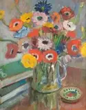 Terence McCaw, A Glass Jug of Flowers