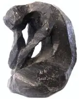 Ben Macala, A Seated Figure, bronze