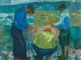 Alfred Krenz, Fishermen, False Bay