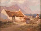 Hugo Naude, Preparing the Nets, Old Harbour Hermanus