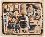 Gerard Sekoto, Parisian Café Scene