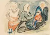 Irma Stern, Arab Woman and Child