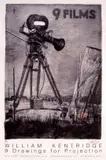 9 Drawings for Projection, Old Fort, Constitution Hill, Johannesburg, 22nd to 24th March 2004, Poster by William Kentridge, photolithograph in colour, sold Nov 2010