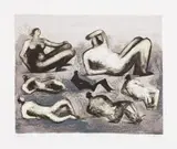 Henry Moore, Seven Reclining Figures (Cramer 495)