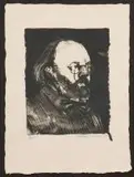 David Hockney, Henry Geldzahler, 1973, lithograph