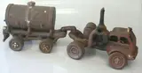Austin Hleza, Oshkosh, Water Truck with Driver and Co-Driver, hand-painted ceramic
