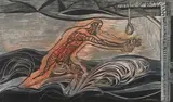 The Gunner makes Land by Cecil Skotnes, carved, painted and incised wood panel, sold May 2010