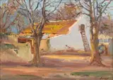 Hugo Naude, Farmyard, Autumn