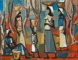 Maurice van Essche, A Gathering of Congolese Women