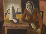 Maurice van Essche, Malay Woman with a Coffee Pot