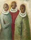 Carl Büchner, Three Initiate Males
