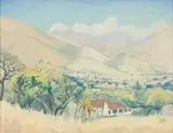 Barberton by Jacobus Hendrik Pierneef, oil on board, sold May 2010