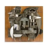Edoardo Villa, The Family, brass relief