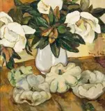 Irma Stern, Still Life with Magnolias and Pumpkins