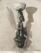 Deborah Bell, Journey of the Magus III 1999/2000, charcoal, gouache, watercolour, pastel and collage