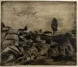 Wolf Kibel, Landscape, etching
