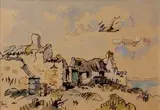 Gregoire Boonzaier, Waenhuiskrans, mixed media